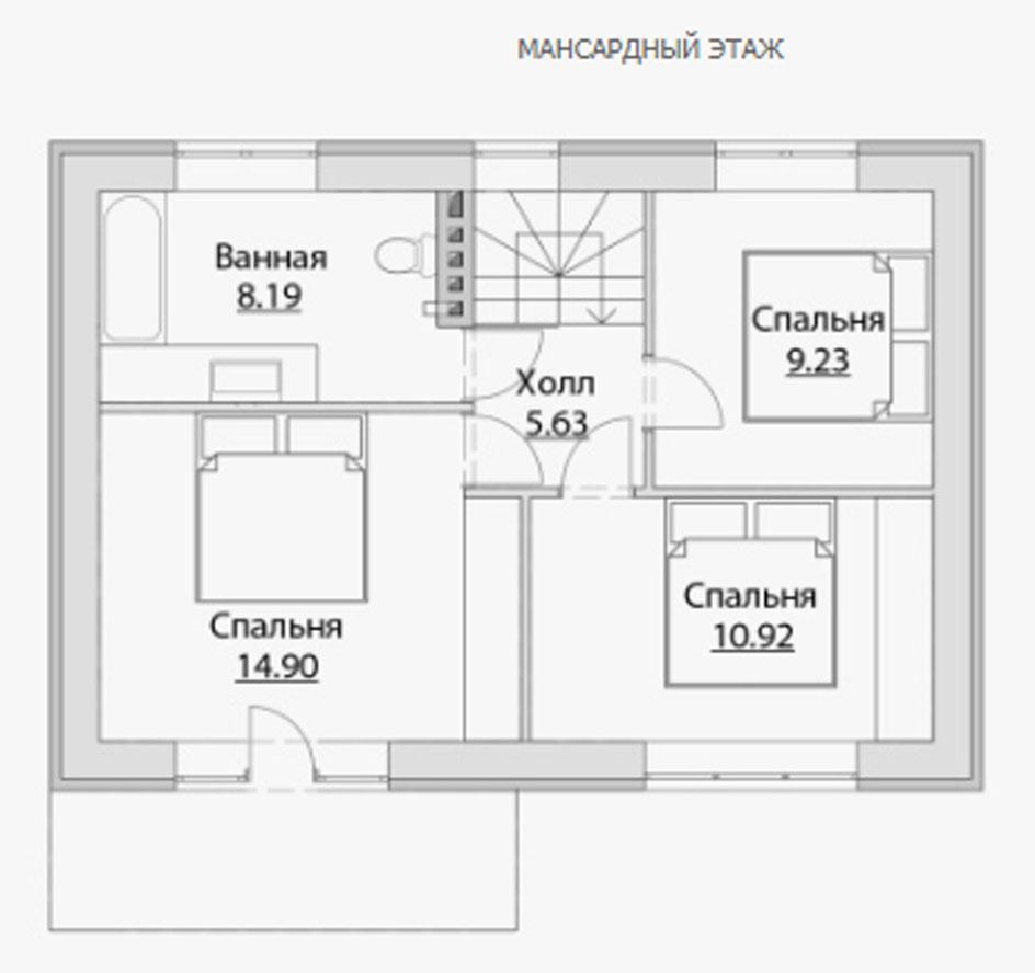 Проект дома шиповник